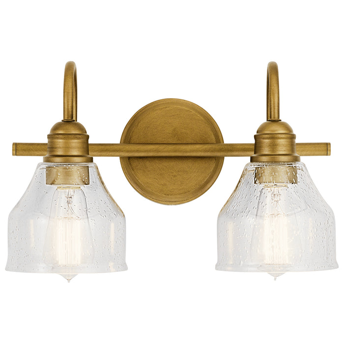 Myhouse Lighting Kichler - 45972NBR - Two Light Bath - Avery - Natural Brass