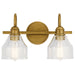 Myhouse Lighting Kichler - 45972NBR - Two Light Bath - Avery - Natural Brass