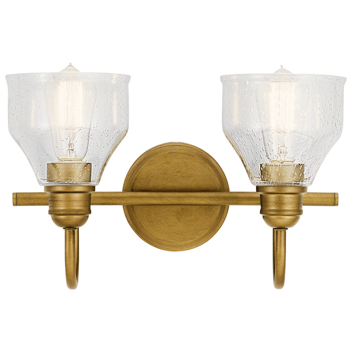 Myhouse Lighting Kichler - 45972NBR - Two Light Bath - Avery - Natural Brass