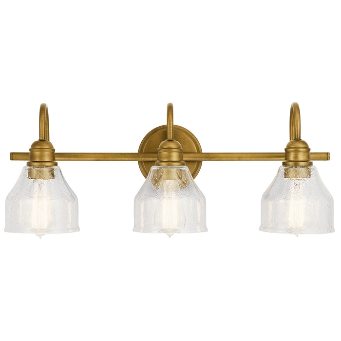 Myhouse Lighting Kichler - 45973NBR - Three Light Bath - Avery - Natural Brass