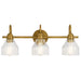 Myhouse Lighting Kichler - 45973NBR - Three Light Bath - Avery - Natural Brass