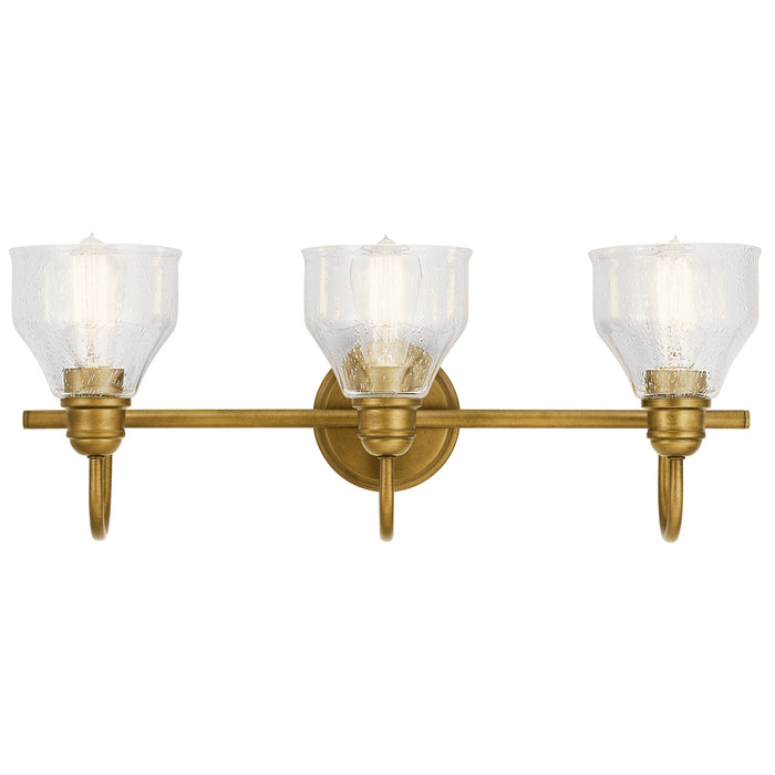 Myhouse Lighting Kichler - 45973NBR - Three Light Bath - Avery - Natural Brass