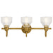 Myhouse Lighting Kichler - 45973NBR - Three Light Bath - Avery - Natural Brass