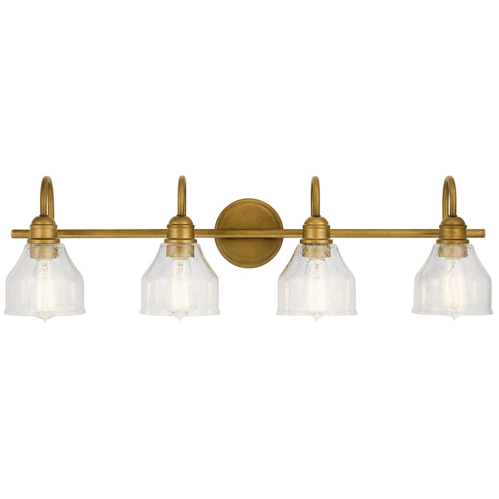 Myhouse Lighting Kichler - 45974NBR - Four Light Bath - Avery - Natural Brass