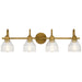 Myhouse Lighting Kichler - 45974NBR - Four Light Bath - Avery - Natural Brass