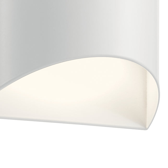 Myhouse Lighting Kichler - 49279WHLED - LED Outdoor Wall Mount - Wesley - White