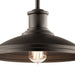 Myhouse Lighting Kichler - 49982OZ - One Light Outdoor Pendant/Semi Flush Mount - Allenbury - Olde Bronze