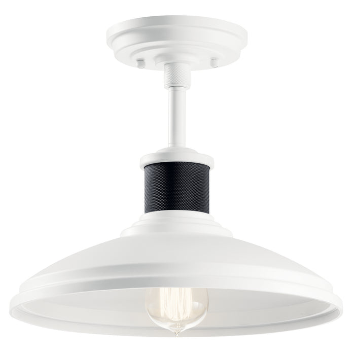 Myhouse Lighting Kichler - 49982WH - One Light Outdoor Pendant/Semi Flush Mount - Allenbury - White