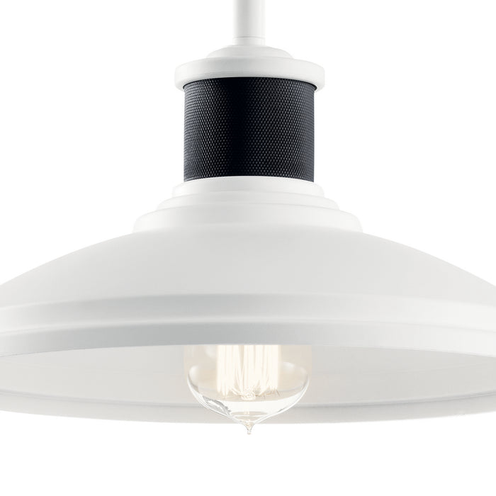 Myhouse Lighting Kichler - 49982WH - One Light Outdoor Pendant/Semi Flush Mount - Allenbury - White