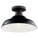 Myhouse Lighting Kichler - 49992BK - One Light Outdoor Pendant/Semi Flush Mount - Pier - Black