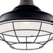 Myhouse Lighting Kichler - 49992BK - One Light Outdoor Pendant/Semi Flush Mount - Pier - Black