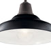 Myhouse Lighting Kichler - 49992BK - One Light Outdoor Pendant/Semi Flush Mount - Pier - Black