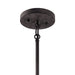 Myhouse Lighting Kichler - 49992BK - One Light Outdoor Pendant/Semi Flush Mount - Pier - Black