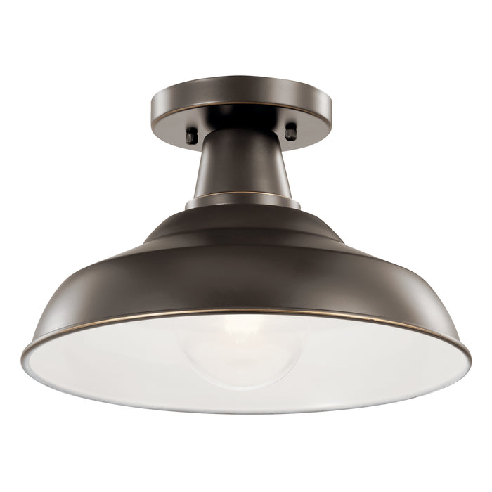 Myhouse Lighting Kichler - 49992OZ - One Light Outdoor Pendant/Semi Flush Mount - Pier - Olde Bronze