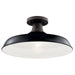 Myhouse Lighting Kichler - 49993BK - One Light Outdoor Pendant/Semi Flush Mount - Pier - Black