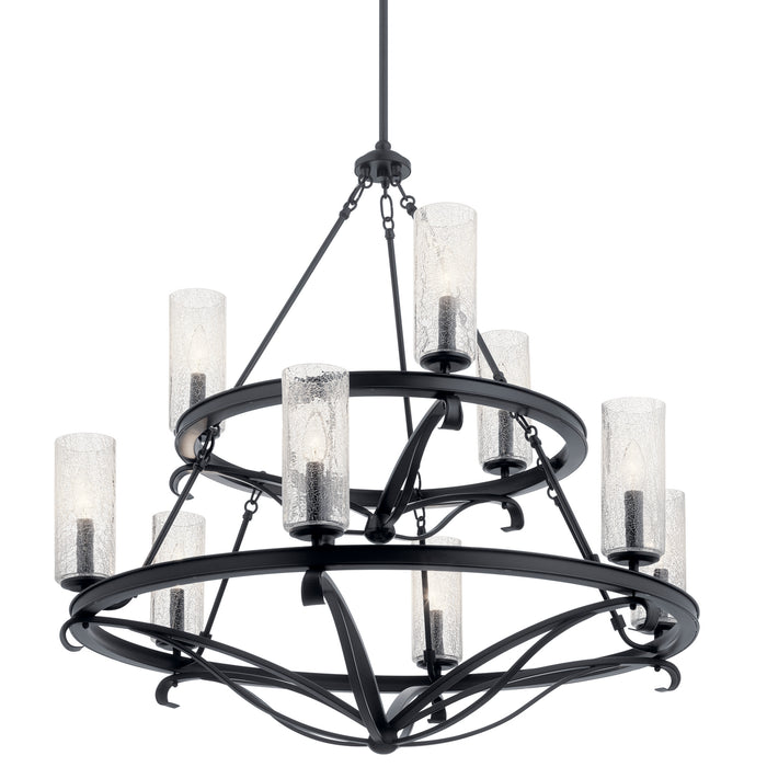 Myhouse Lighting Kichler - 52011BK - Nine Light Chandelier - Krysia - Black