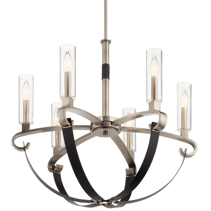 Myhouse Lighting Kichler - 52015CLP - Six Light Chandelier - Artem - Classic Pewter