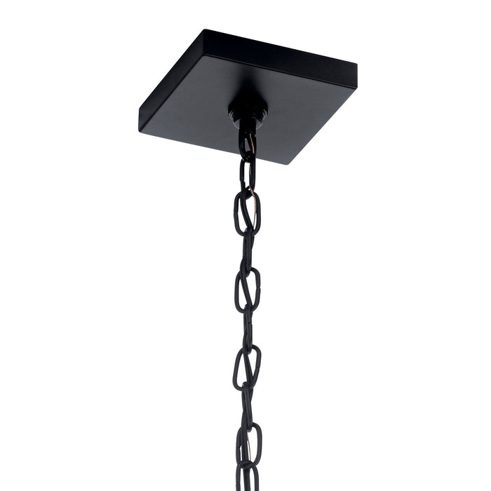 Myhouse Lighting Kichler - 52029BKNBR - Four Light Foyer Pendant - Vath - Black