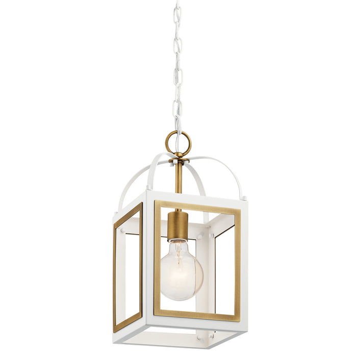 Myhouse Lighting Kichler - 52030WHNBR - One Light Pendant - Vath - White