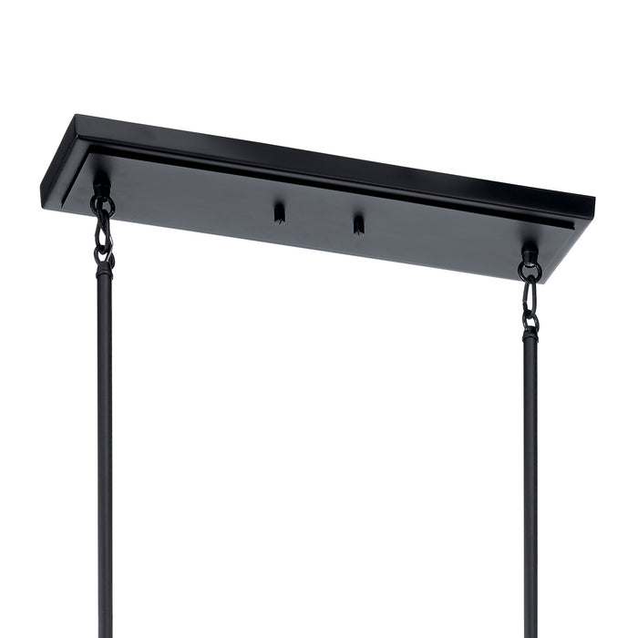 Myhouse Lighting Kichler - 52033BK - Three Light Linear Chandelier - Kitner - Black