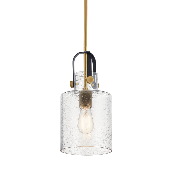 Myhouse Lighting Kichler - 52035NBR - One Light Pendant - Kitner - Natural Brass
