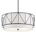 Myhouse Lighting Kichler - 52072BK - Four Light Pendant - Birkleigh - Black