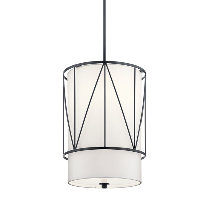 Myhouse Lighting Kichler - 52073BK - One Light Pendant - Birkleigh - Black