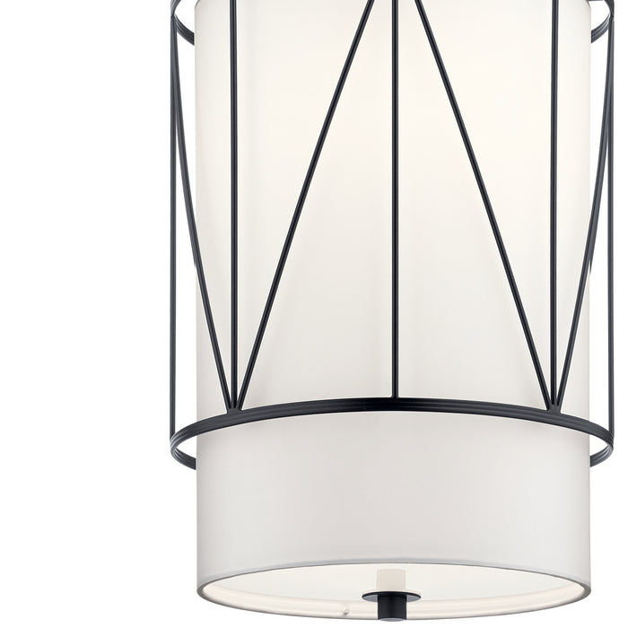 Myhouse Lighting Kichler - 52073BK - One Light Pendant - Birkleigh - Black