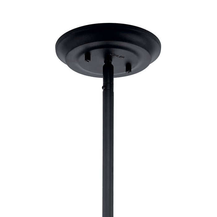 Myhouse Lighting Kichler - 52097BK - One Light Pendant/Semi Flush Mount - Elias - Black