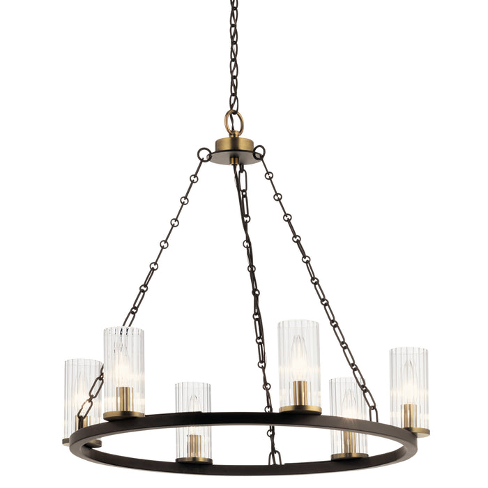 Myhouse Lighting Kichler - 52107OZ - Six Light Chandelier - Mathias - Olde Bronze