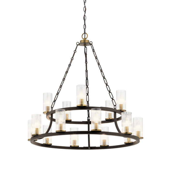 Myhouse Lighting Kichler - 52109OZ - 15 Light Chandelier - Mathias - Olde Bronze