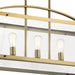 Myhouse Lighting Kichler - 52123BNB - Five Light Linear Chandelier - Darton - Brushed Natural Brass