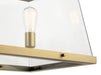 Myhouse Lighting Kichler - 52123BNB - Five Light Linear Chandelier - Darton - Brushed Natural Brass