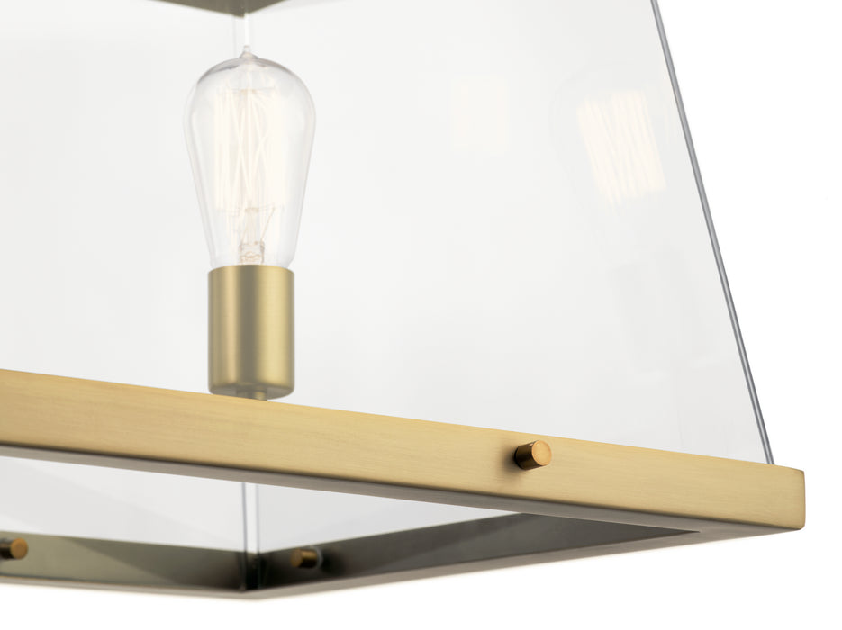 Myhouse Lighting Kichler - 52123BNB - Five Light Linear Chandelier - Darton - Brushed Natural Brass