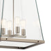 Myhouse Lighting Kichler - 52124CLP - Four Light Foyer Pendant - Darton - Classic Pewter