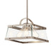 Myhouse Lighting Kichler - 52125CLP - Three Light Pendant/Semi Flush Mount - Darton - Classic Pewter