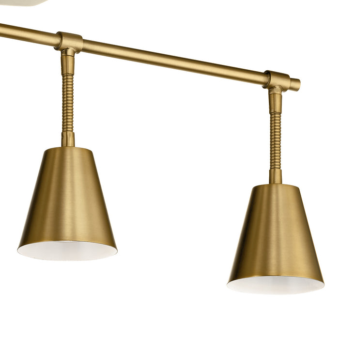 Myhouse Lighting Kichler - 52129BNB - Four Light Rail Light - Sylvia - Brushed Natural Brass