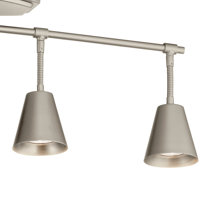 Myhouse Lighting Kichler - 52129SN - Four Light Rail Light - Sylvia - Satin Nickel