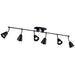 Myhouse Lighting Kichler - 52130BK - Six Light Rail Light - Sylvia - Black