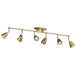 Myhouse Lighting Kichler - 52130BNB - Six Light Rail Light - Sylvia - Brushed Natural Brass