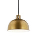 Myhouse Lighting Kichler - 52152NBR - One Light Pendant - Zailey - Natural Brass