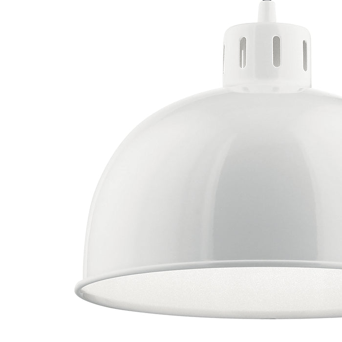 Myhouse Lighting Kichler - 52152WH - One Light Pendant - Zailey - White