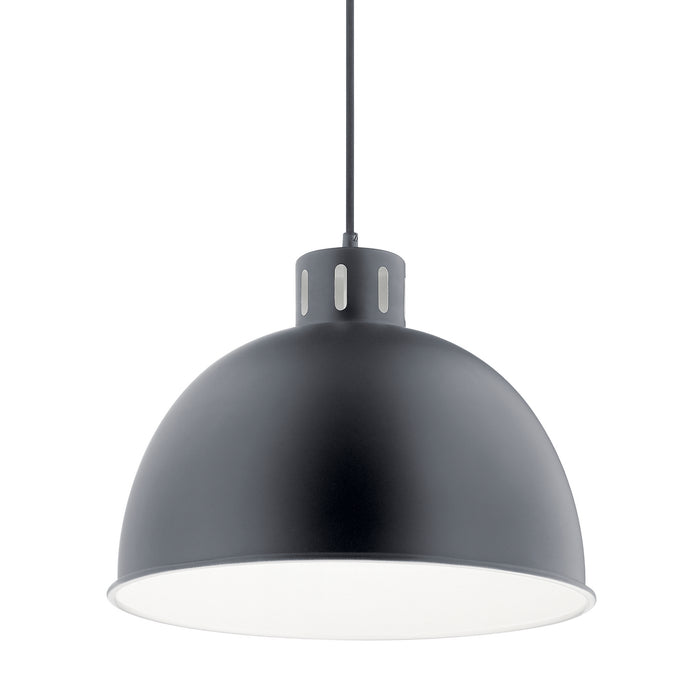 Myhouse Lighting Kichler - 52153BK - One Light Pendant - Zailey - Black