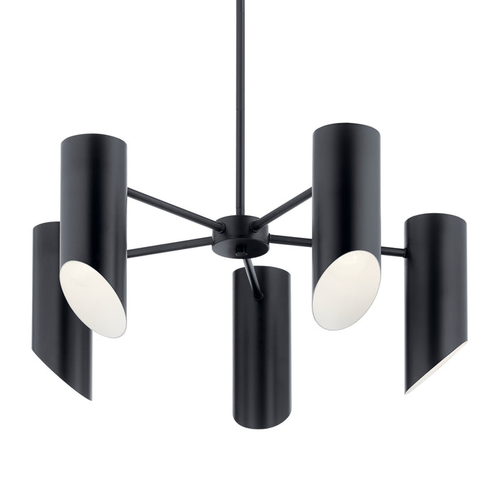 Myhouse Lighting Kichler - 52160BK - Five Light Chandelier - Trentino - Black