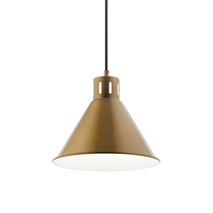 Myhouse Lighting Kichler - 52176NBR - One Light Pendant - Zailey - Natural Brass