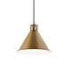 Myhouse Lighting Kichler - 52176NBR - One Light Pendant - Zailey - Natural Brass