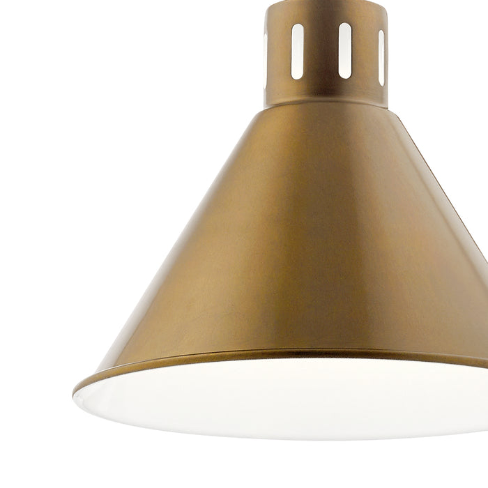 Myhouse Lighting Kichler - 52176NBR - One Light Pendant - Zailey - Natural Brass