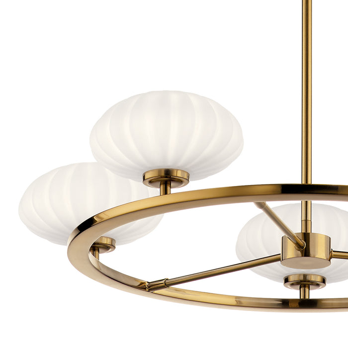 Myhouse Lighting Kichler - 52223FXG - Six Light Chandelier - Pim - Fox Gold