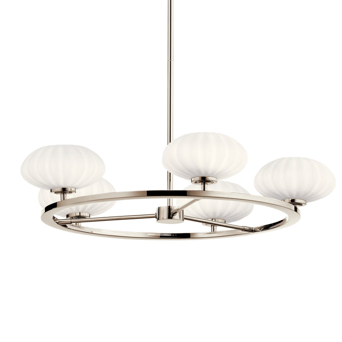 Myhouse Lighting Kichler - 52223PN - Six Light Chandelier - Pim - Polished Nickel