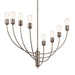 Myhouse Lighting Kichler - 52255CLP - Eight Light Chandelier - Hatton - Classic Pewter